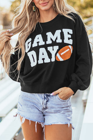 NEW Varsity Style ‘Game Day’ Top (Black)!