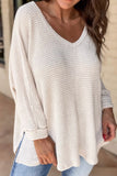 NEW Olivia Slouchy Waffle Top (Creamy White)!