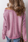 NEW ‘Central Park’ Mineral Wash Waffle Top (Pink)