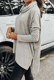 NEW ‘The Roxy’ Cowl-Neck Tunic! (Grey)