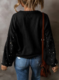 NEW ‘The Charlotte’ Pearl Encrusted Sweater (Black)!