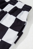 Checkered Joggers! (Black/White)