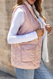 Reversible Sherpa Vest (Crystal Pink)!