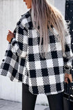 B&W Check Shacket!