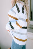 Neutral Stripes Popcorn Sweater!