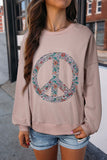 Floral Peace Sweatshirt!