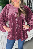 ‘New Beginnings’ Velvet Top (Berry)!