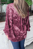 ‘New Beginnings’ Velvet Top (Berry)!