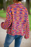 Rainbow Confetti Cardigan!