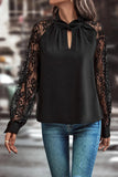 Class + Style Lace Top in Black!