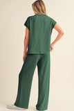 The Bristol Ribbed 2-Piece Set in Green!