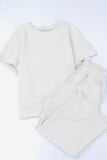 50% Off!!! ‘The Beckham’ Textured 2-Piece Set in White! (S, XL, 2X)