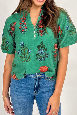 The Verde Blossom Blouse!