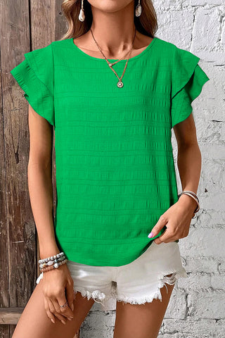 The Brynlee Blouse in Clover!