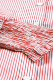 The Izzy Stripe Top in Red/White!