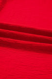 The Stevie Crepe Top in Red!