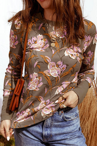 ‘Rooted in Bloom’ Henley Top!