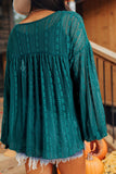 The Enchanted Lace Top in Teal!