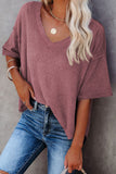 The Waffle Waves Top in Frosted Rosewood!