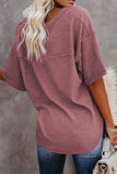 The Waffle Waves Top in Frosted Rosewood!