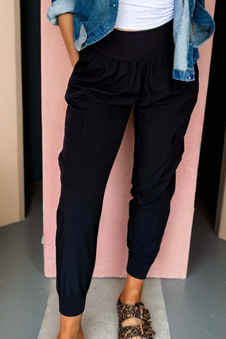 The Austin Cargo Joggers in Black!