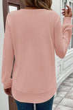 The Aspen Glow Waffle Top in Blush!