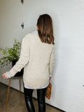 The Lexi Waffle Sweater in Oatmeal!