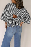 The Olivia Stripe Bow Top!