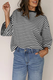 The Olivia Stripe Bow Top!