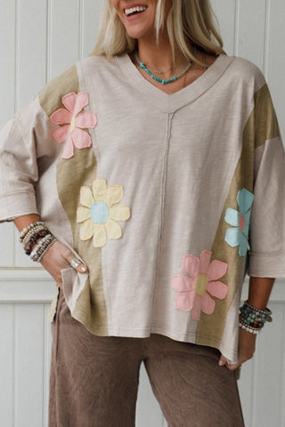The Larken Floral Patch Top!