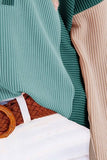 The Lex Ribbed Top in Green!