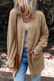 The Cozy Cabin Cardigan in Caramel!