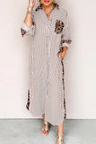 The Wildwood Stripe Maxi Shirt Dress!