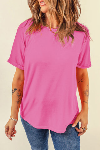 The Everyday Essential Relaxed Tee in Bubblegum Pink!