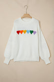 Rainbow Hearts Sweater!