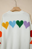 Rainbow Hearts Sweater!