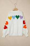 Rainbow Hearts Sweater!