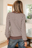The Cocoa Check Sweater!