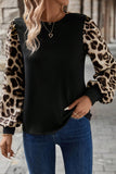 Midnight Safari Puff Sleeve Top!