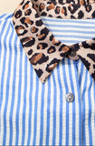 IN STOCK: Savannah Stroll Button-Up Top in Blue!