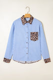 IN STOCK: Savannah Stroll Button-Up Top in Blue!