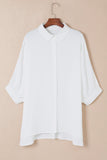 The Jola Oversized Blouse in Crisp White!