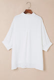 The Jola Oversized Blouse in Crisp White!