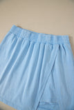 The Throw-On & Go Skort Set in Blue!