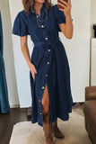 The Classic Charm Denim Dress!