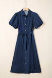 The Classic Charm Denim Dress!