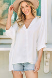 The Jola Oversized Blouse in Crisp White!