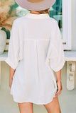 The Jola Oversized Blouse in Crisp White!