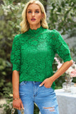The Lace & Grace Top in Green!