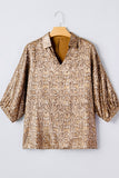 The Metallic Snake Print Top!